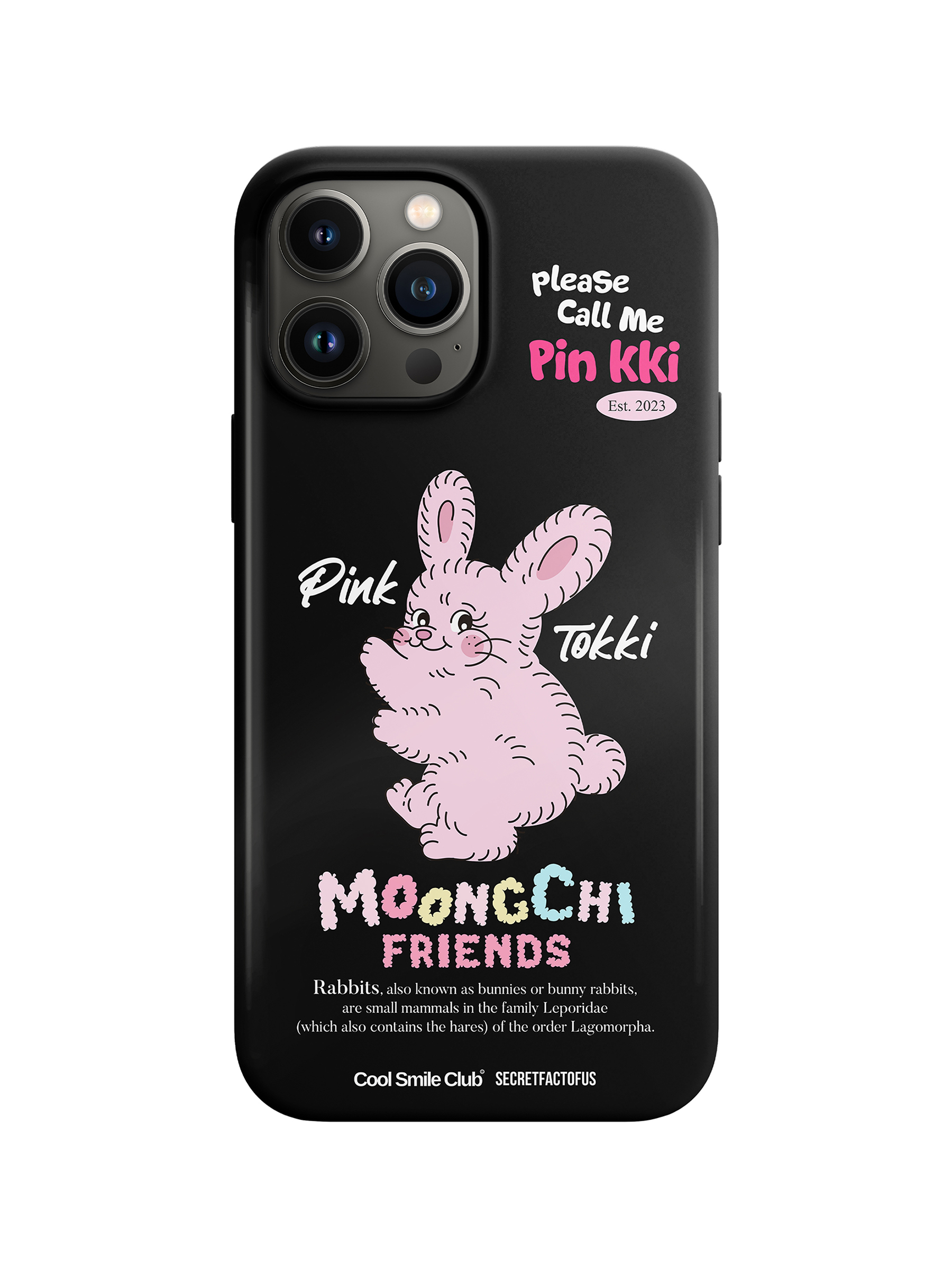 [Moongchi] BLACK PIN-KKI CASE